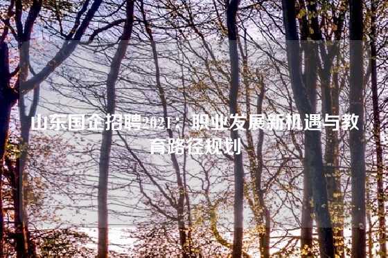 山东国企招聘2021：职业发展新机遇与教育路径规划